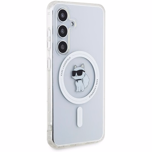 Karl Lagerfeld IML Choupette MagSafe ümbris jaoks Samsung Galaxy S24 - läbipaistev