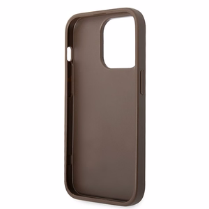Guess GUHCP15X4GMGBR iPhone 15 Pro Max 6.7" brown/brown hardcase 4G Big Metal Logo