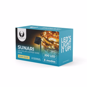 Forever Light Solar LED Lamp SUNARI FLS-82 Copper wire 22m 600mAh Ni-MH
