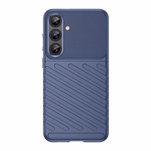 Thunder Ümbris jaoks Samsung Galaxy S25+ Silicone Armored Cover - sinine