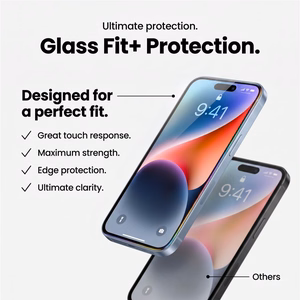 Tech-Protect Glass Fit+ 2-pack tempered glass for Samsung Galaxy A16 4G / 5G / A26 5G / A17 4G / 5G - black