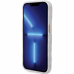 Guess Metal Outline MagSafe ümbris jaoks iPhone 15 Pro - kuldne