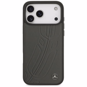 Mercedes Leather Large Laurel Leave MagSafe Ümbris jaoks iPhone 17 Pro Max - Must and Hall