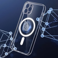 CLEAR MAG ÜMBRIS with camera protection compatible with MagSafe jaoks IPHONE 13 Pro Max läbipaistev