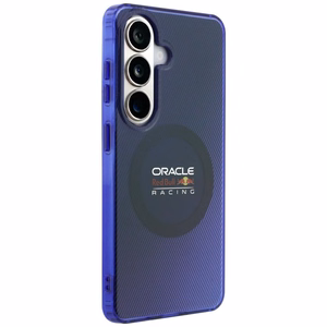 punane BULL ümbris SAMSUNG S26 RBHMS26S24HGDSV (Magnetic Double Layer PC Blended Lines) tumesinine