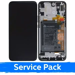 LCD ekraan Huawei P Smart Z jaoks raamiga / Midnight Black / (Service Pack)