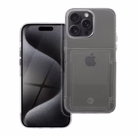 Ümbris Forcell F-PROTECT jaoks iPhone 15 Pro Max läbipaistev