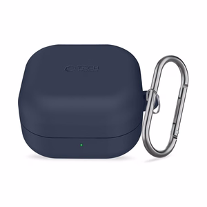 Tech-Protect Silikoon Hook Ümbris for Samsung Galaxy Buds 4 / 4 Pro - tumesinine