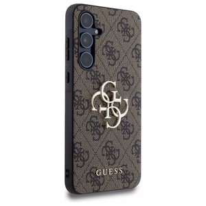 Guess 4G Big Metal Logo ümbris jaoks Samsung Galaxy A55 - brown