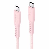 ENERGEA Kaabel Flow USB-C - USB-C1.5m roosa/pink 240W 5A PD Fast Charge