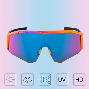 Rockbros SP297 polariseeritud jalgrattaprillid - lilla