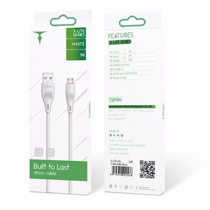 T-PHOX CABLE X-LITE MICRO USB WHITE 1M 3A