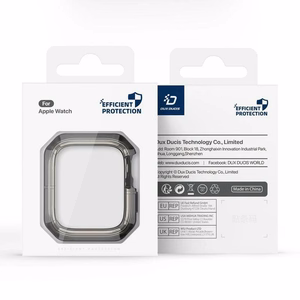 DUX DUCIS case TAMO jaoks Apple Watch series 10 46 mm läbipaistev with must