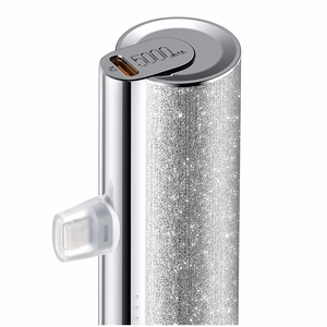 VEGER powerbank 5000 mAh with built-in connector Type C PD QC3.0 2,4A 12W PlugOn (W0573) hõbedane