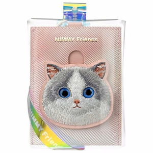 Nimmy Big Eyed Pet 2.0 Cat Wallet Card Holder - Roosa