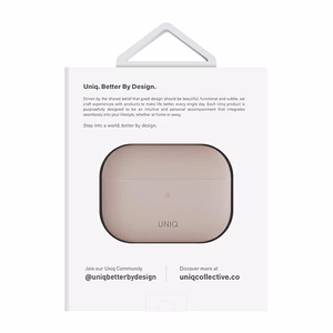 Чехол Uniq Lino для AirPods Pro 2 — розовый