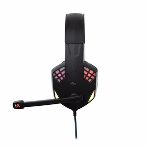 ART wire headphones gaming Jack 3,5 mm / USB A with microphone G11 black