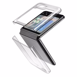 Cellularline Clear Case ümbris seadmele Samsung Galaxy Z Flip 5, läbipaistev