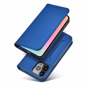 Magnet Card Ümbris jaoks Samsung Galaxy S23 Ultra flip cover wallet stand sinine