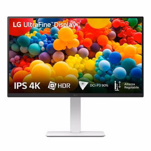 LG 27US550-W arvutimonitor 68,6 cm (27") 3840 x 2160 pikslit 4K Ultra HD LCD valge