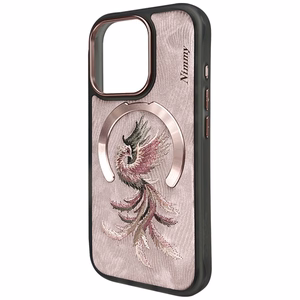 Nimmy Magnetic Fantasy Animal MagSafe Ümbris jaoks iPhone 16 Pro Max Rose Kuldne