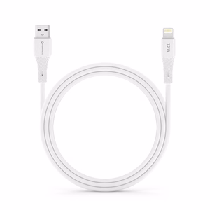 Kaabel USB A to Lightning Forcell F-Energy 2,4A 12W Silikoon 1 m C343 valge