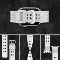 Strap Triple Protection jaoks Apple Watch 38 / 40 / 41 mm band bracelet - läbipaistev