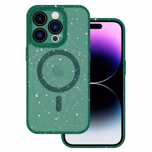 Tel Protect Magnetic Splash Frosted Ümbris jaoks Iphone 15 Plus roheline