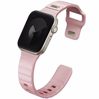 UNIQ rihm Stride Apple Watch Series 1/2/3/4/5/6/7/8/9/SE/SE2 38/40/41mm FKM kummi roosa