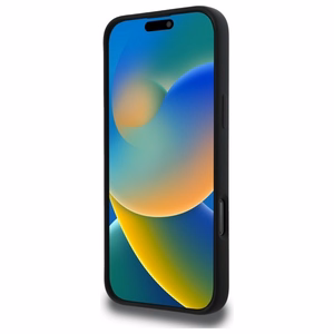 Karl Lagerfeld Silicone Choupette Head Print MagSafe iPhone 16 Pro Ümbris - Must