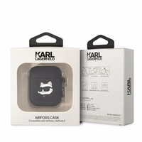 Karl Lagerfeld KLA2RUNCHK AirPods 1/2 cover must/must Silicone Choupette Head 3D