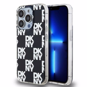 DKNY IML Checkered Mono Pattern ümbris jaoks iPhone 15 Pro - must