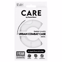 CARE by PanzerGlass Flagship Ümbris iPhone 16 Pro Max 6.9" valge/valge MagSafe 1340