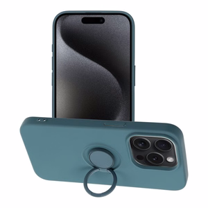 SILICONE RING ümbris jaoks IPHONE 15 Pro roheline