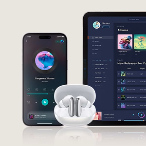 QCY MeloBuds N20 Беспроводные In-Ear Наушники с ANC Шумоподавлением - Белый