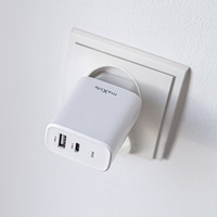Maxlife MXTC-10-20AC PD QC laadija 1x USB-C 1x USB 20W valge