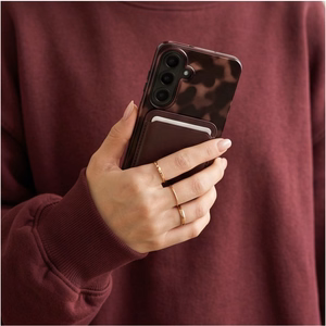 Tech-Protect Lamano MagSafe ümbris Samsung Galaxy A27 5G - pruun ja must