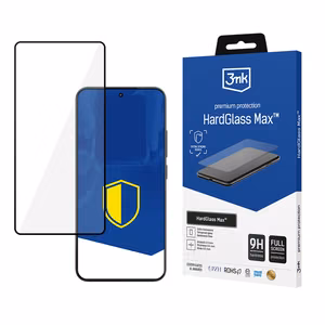 Tugevdatud täisekraani karastatud klaas 3mk HardGlass Max Black Xiaomi 15 jaoks