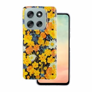 Glow Glam чехол Motorola Moto G56 оранжевый