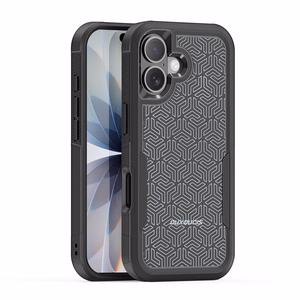 Ümbris Dux Ducis Shld Apple iPhone 17 must (Triangle Pattern)