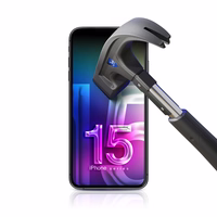 Karastatud klaas 3mk Hard Glass Max Lite Apple iPhone 15 Plus must