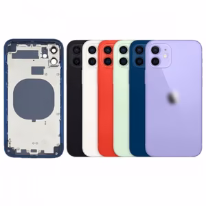 Tagakaas ühilduv iPhone 12 täieliku korpusega / must / OEM
