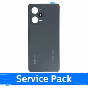 Tagakaas ühilduv Xiaomi Redmi Note 12 Pro 5G / Midnight Black / (Service Pack)