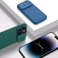 Nillkin CamShield Pro Case iPhone 14 Pro Max soomustatud kaitsekate kaamera kaitsekile sinine