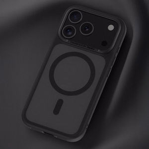 Чехол Benks Magnetic Mist с металлической рамкой (0068) для Iphone 17 Air, черный (кнопка управления камерой)