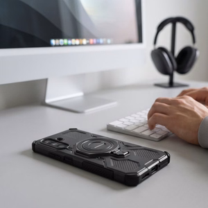 Tech-Protect TacticStand MagSafe ümbris mudelitele Samsung Galaxy A17 / A18 4G / 5G, mattmust
