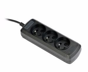 Activejet 3GNU – 3 pesaga pikendusjuhe, 1.5 m kaabel, must (3GNU_-_1,5M_-_C)