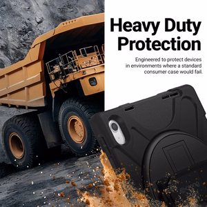 Crong Defender Plus – Rugged case iPad Pro 11" M5 (2025) / M4 (2024) (Black)
