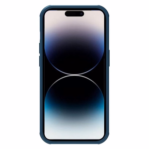 Nillkin Super Frosted Shield Pro ümbris iPhone 14 Pro Max tagaküljele sinine