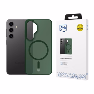 3mk Smoke MagCase Samsung Galaxy S24 jaoks roheline-poolläbipaistev